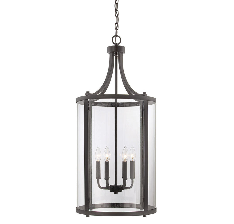 Savoy House Penrose 7-1041-6-13 Six Light Foyer Lantern, English Bronze Finish - LightingWellCo