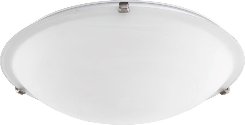 Quorum 3000-20-65 Four Light Ceiling Mount, Satin Nickel Finish - LightingWellCo