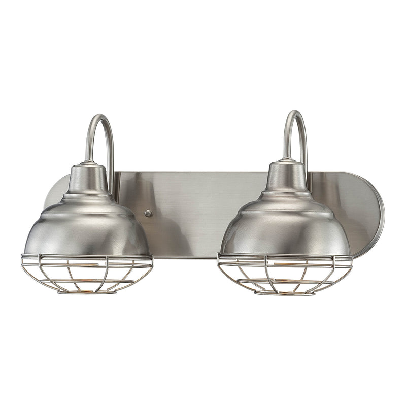 Millennium 5422-SN Two Light Vanity, Satin Nickel Finish - LightingWellCo