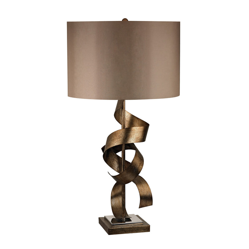 ELK Home D2688 One Light Table Lamp, Roxford Gold Finish-LightingWellCo