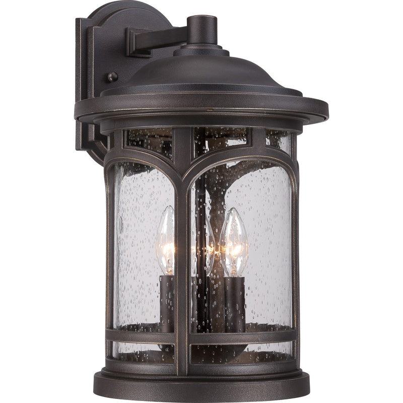 Quoizel MBH8411PN Three Light Outdoor Wall Lantern, Palladian Bronze Finish - LightingWellCo