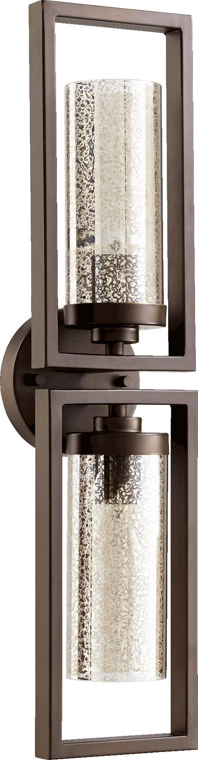 Quorum 553-2-86 Two Light Wall Mount, Oiled Bronze Finish - LightingWellCo