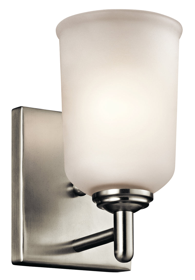 Kichler 45572NI One Light Wall Sconce, Brushed Nickel Finish - LightingWellCo