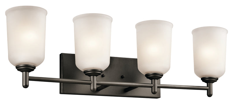 Kichler 45575OZ Four Light Bath, Olde Bronze Finish - LightingWellCo