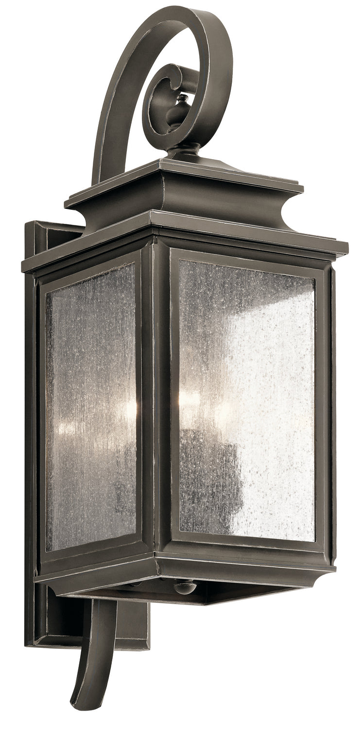 Kichler 49502OZ Three Light Outdoor Wall Mount, Olde Bronze Finish - LightingWellCo