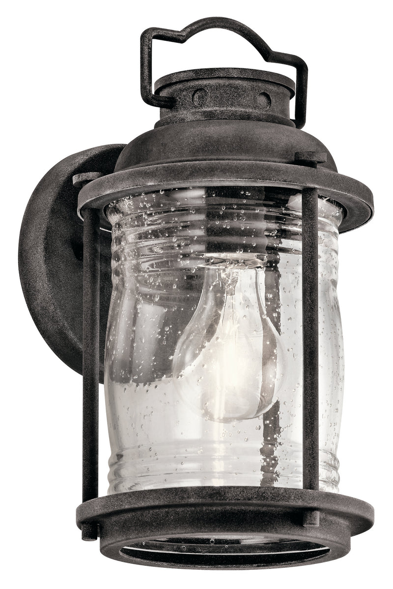 Kichler 49569WZC One Light Outdoor Wall Mount, Weathered Zinc Finish - LightingWellCo