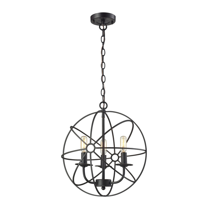 ELK Home 14243/3 Three Light Chandelier, Oil Rubbed Bronze Finish - At LightingWellCo