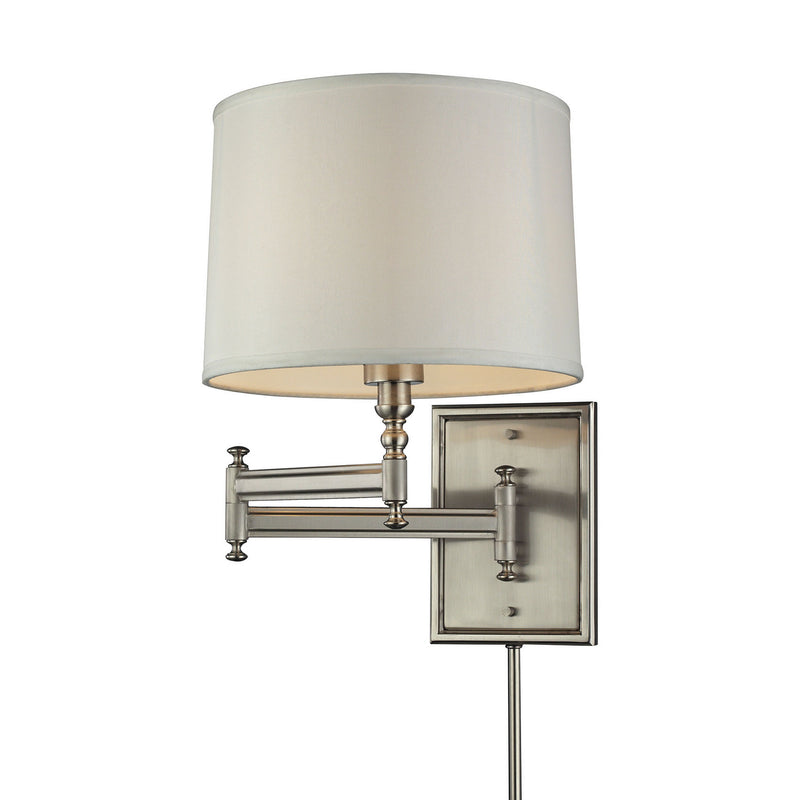 ELK Home 31530/1 One Light Wall Sconce, Brushed Nickel Finish - At LightingWellCo