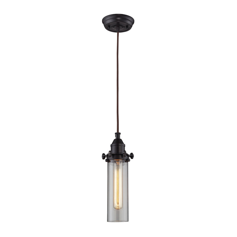 ELK Home 66326/1 One Light Mini Pendant, Oil Rubbed Bronze Finish-LightingWellCo