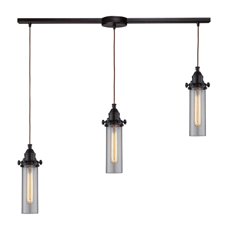 ELK Home 66326/3L Three Light Pendant, Oil Rubbed Bronze Finish-LightingWellCo