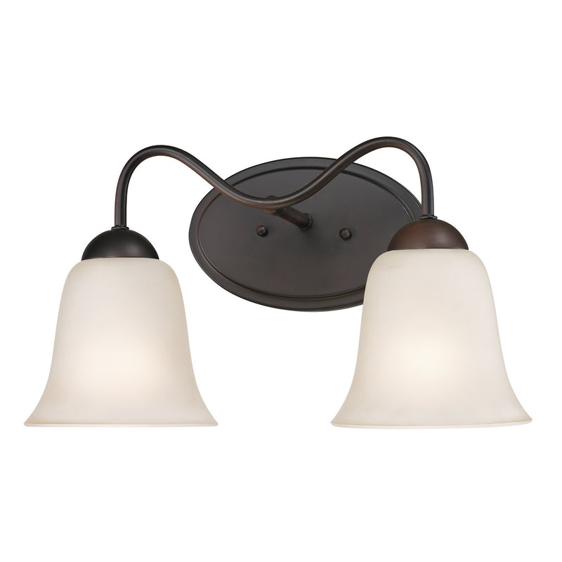 ELK Home 1252BB/10 Two Light Vanity, Oil Rubbed Bronze Finish - At LightingWellCo