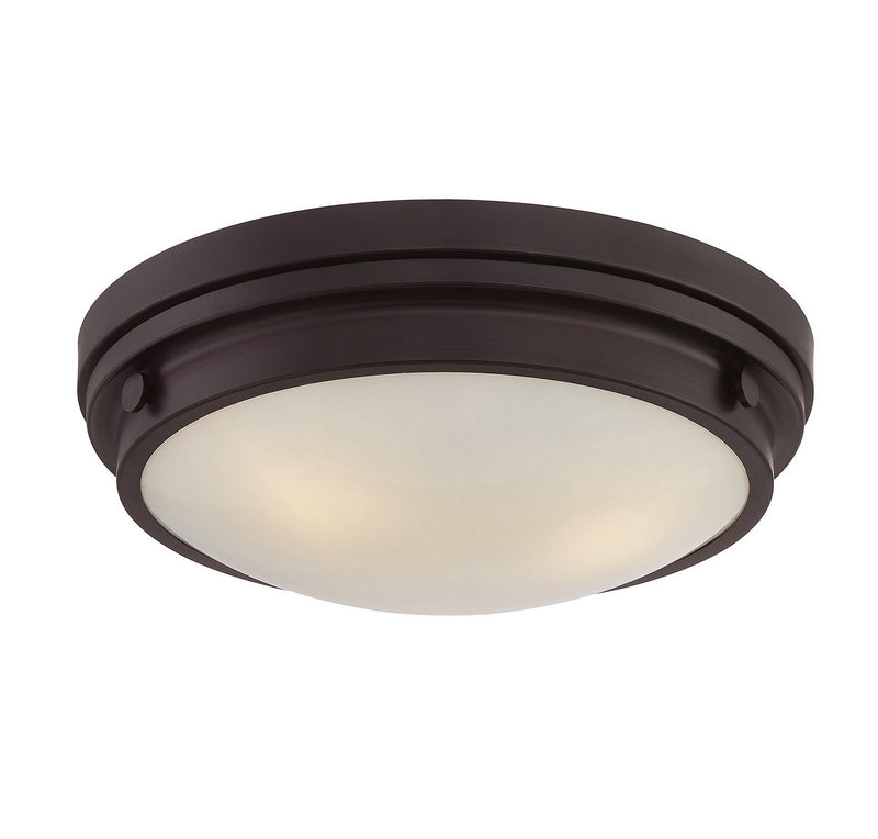 Savoy House 6-3350-16-13 Three Light Flush Mount, English Bronze Finish LightingWellCo