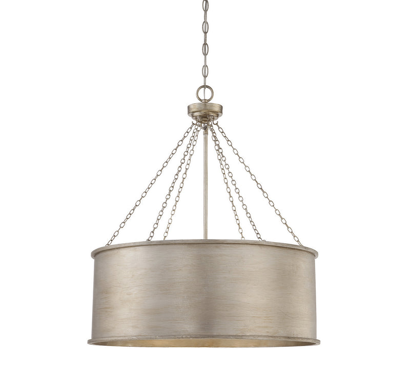 Savoy House Rochester 7-488-6-53 Six Light Pendant, Silver Patina Finish - LightingWellCo