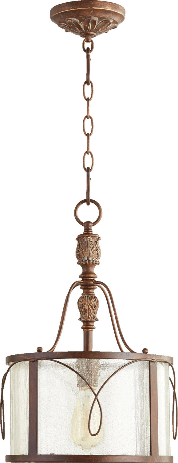 Quorum 3506-39 One Light Pendant, Vintage Copper Finish - LightingWellCo