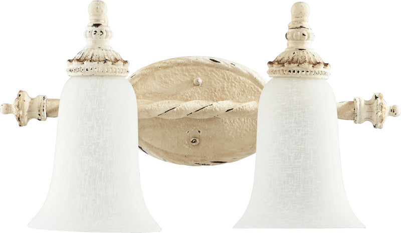 Quorum 5386-2-70 Two Light Vanity, Persian White Finish - LightingWellCo