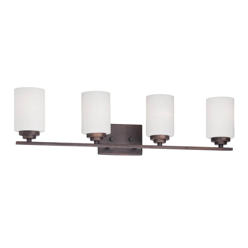 Millennium 3184-RBZ Four Light Vanity, Rubbed Bronze Finish - LightingWellCo