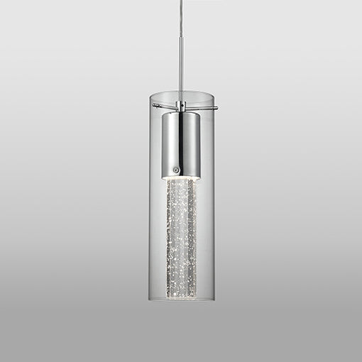 Kuzco Lighting Champagne PD4401-CH LED Pendant, Chrome Finish - LightingWellCo