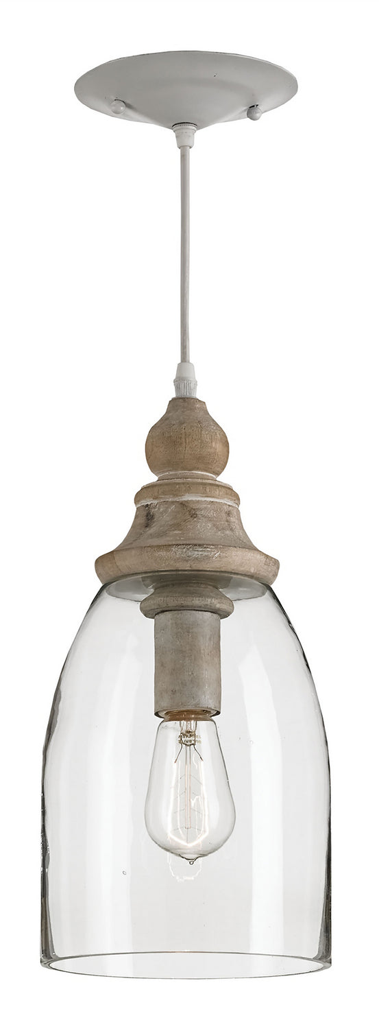 Currey and Company 9716 One Light Pendant, Natural Finish-LightingWellCo