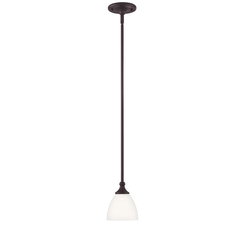 Savoy House Herndon 7-1010-1-13 One Light Mini Pendant, English Bronze Finish - LightingWellCo