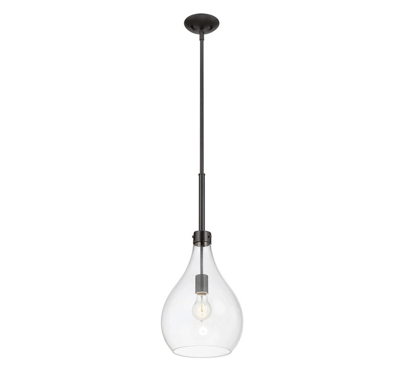 Savoy House Pulaski 7-804-1-02 One Light Mini Pendant, Oiled Bronze Finish - LightingWellCo