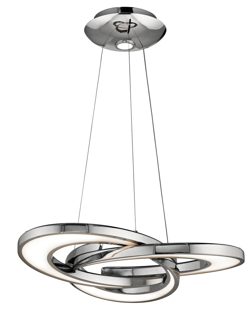 Kichler 83619 LED Chandelier, Chrome Finish - LightingWellCo