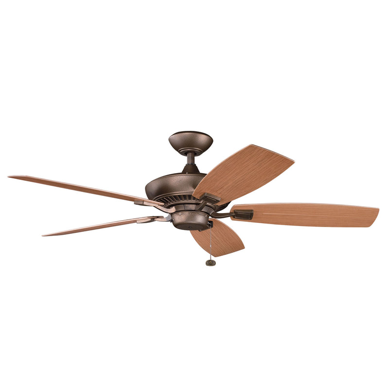 Kichler 310192WCP 52``Ceiling Fan, Weathered Copper Powder Coat Finish - LightingWellCo