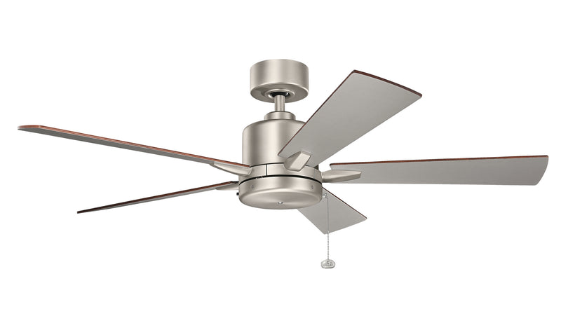 Kichler 330242NI 52``Ceiling Fan, Brushed Nickel Finish - LightingWellCo