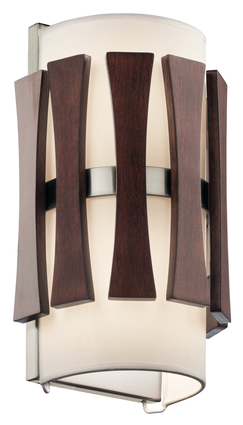 Kichler 43756AUB Two Light Wall Sconce, Auburn Stained Finish Finish - LightingWellCo