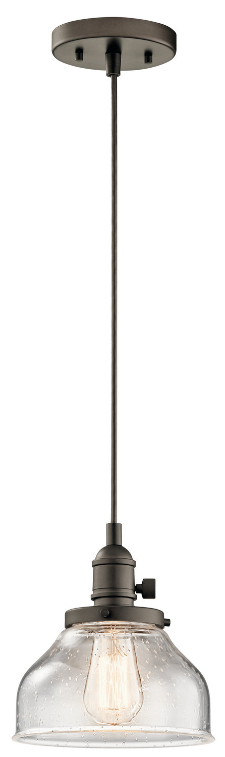 Kichler 43850OZ One Light Mini Pendant, Olde Bronze Finish - LightingWellCo