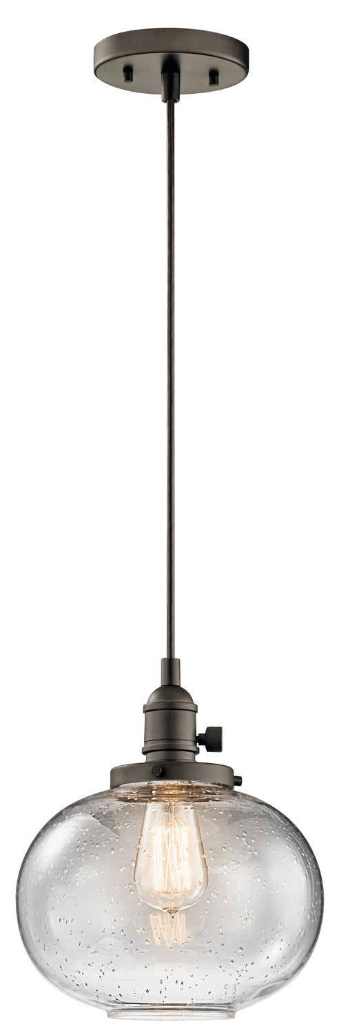 Kichler 43852OZ One Light Mini Pendant, Olde Bronze Finish - LightingWellCo