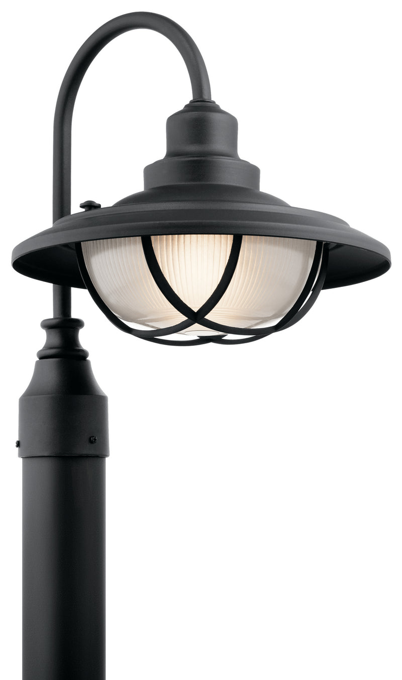 Kichler 49694BKT One Light Outdoor Post Mount, Textured Black Finish - LightingWellCo