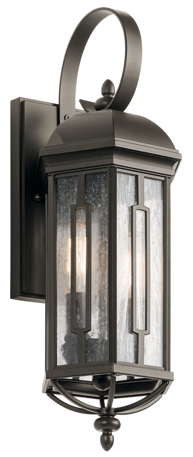 Kichler 49709OZ Two Light Outdoor Wall Mount, Olde Bronze Finish - LightingWellCo