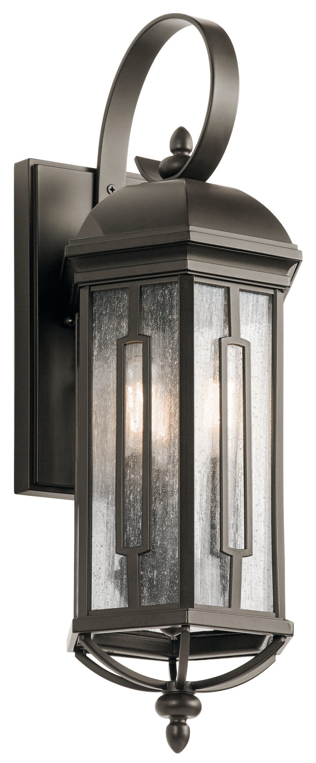 Kichler 49710OZ Three Light Outdoor Wall Mount, Olde Bronze Finish - LightingWellCo