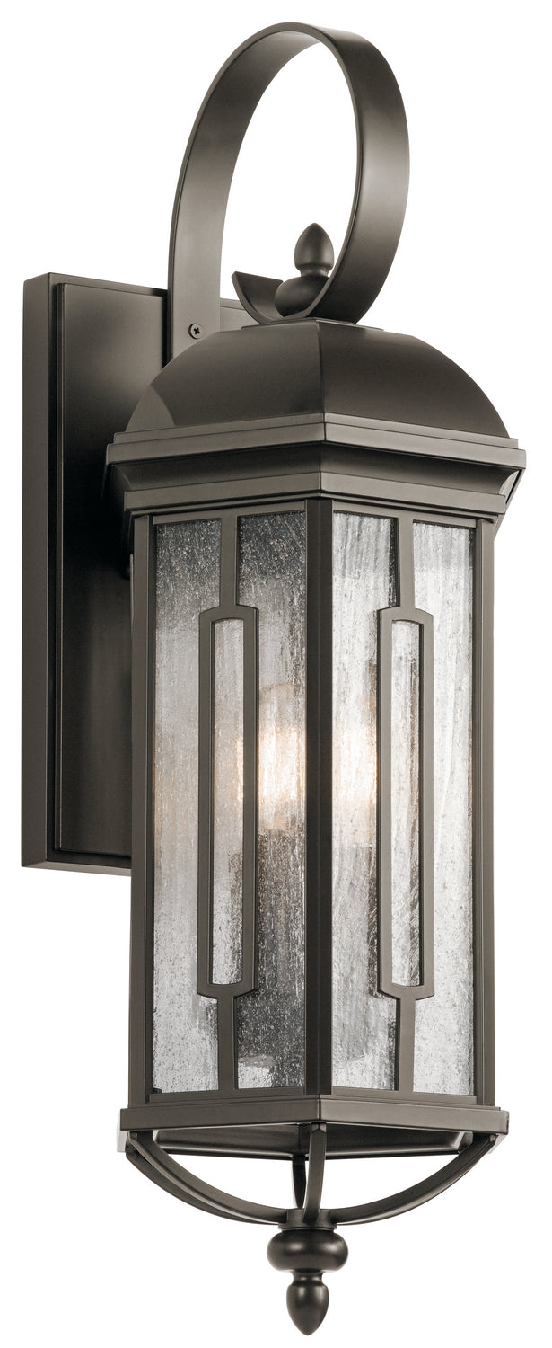 Kichler 49711OZ Three Light Outdoor Wall Mount, Olde Bronze Finish - LightingWellCo