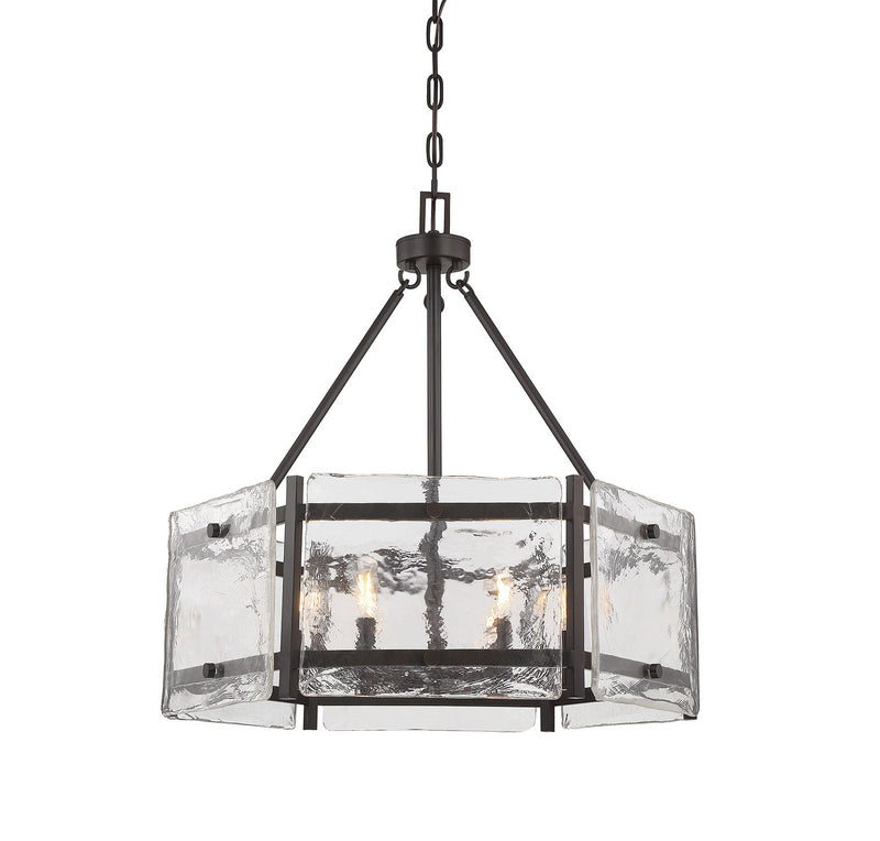 Savoy House Glenwood 7-3040-6-13 Six Light Pendant, English Bronze Finish - LightingWellCo