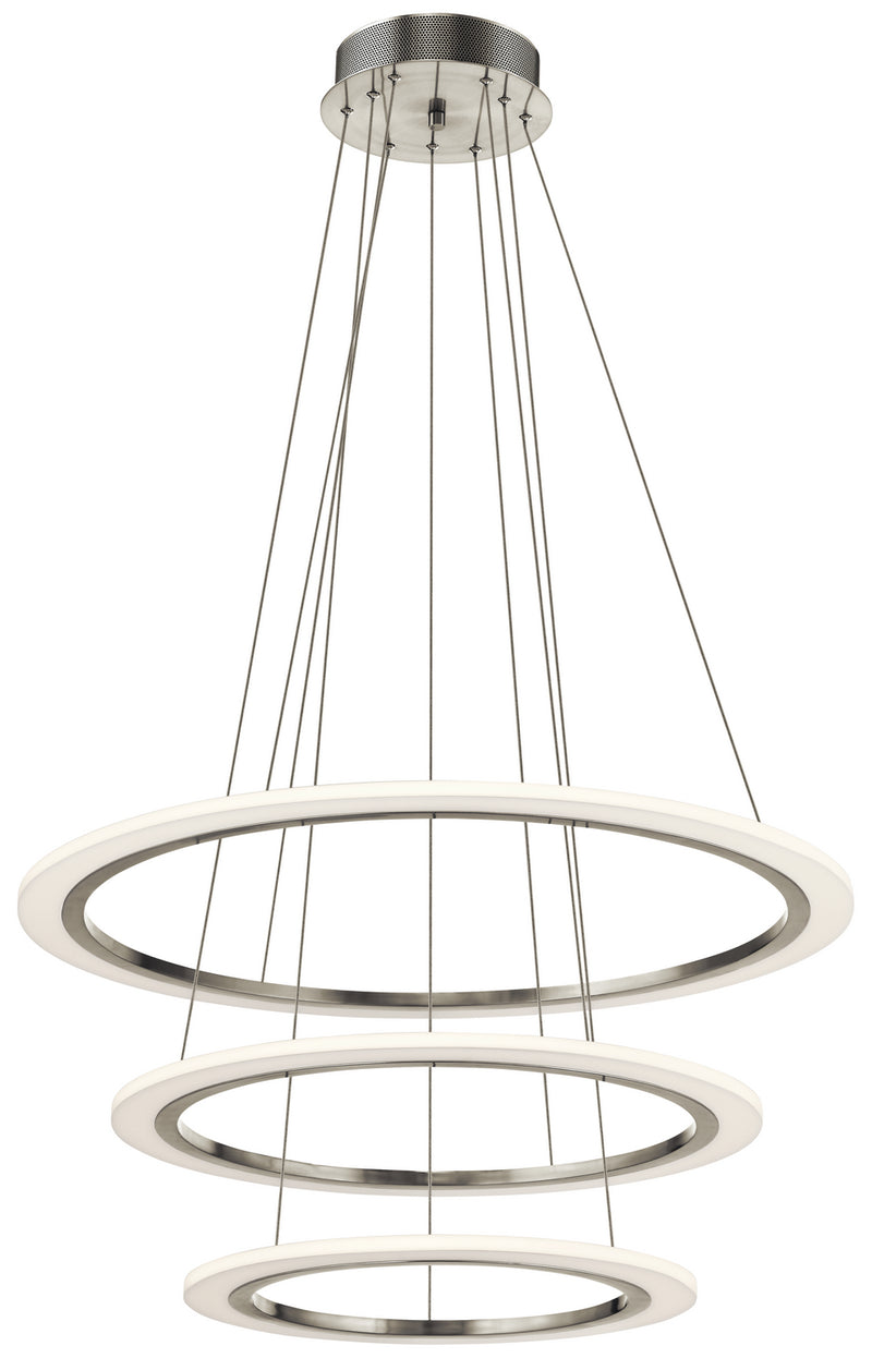 Kichler 83669 LED Pendant, Brushed Nickel Finish - LightingWellCo