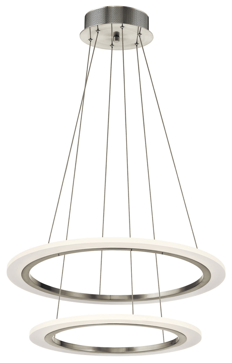 Kichler 83670 LED Pendant, Brushed Nickel Finish - LightingWellCo