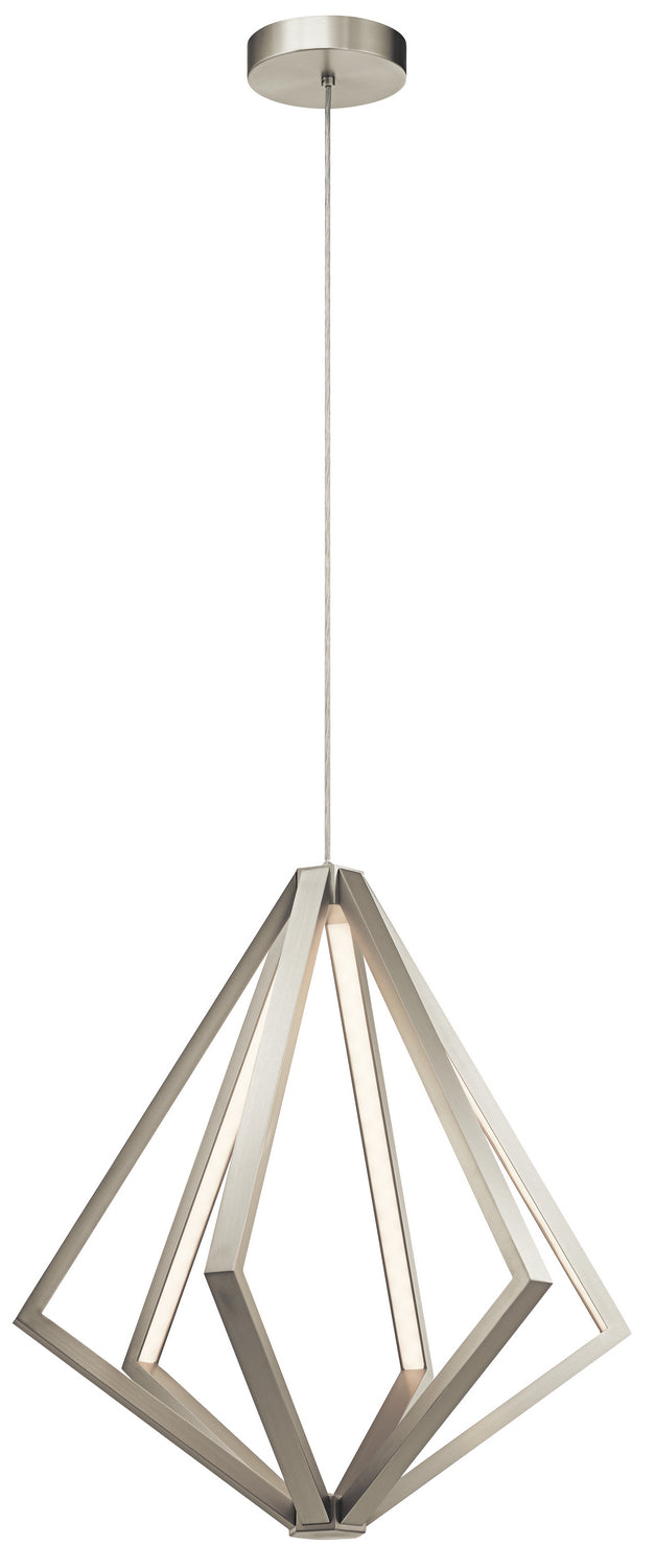 Kichler 83735 LED Pendant, Satin Nickel Finish - LightingWellCo