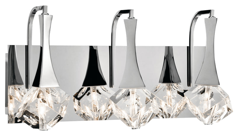 Kichler 83776 LED Vanity, Chrome Finish - LightingWellCo