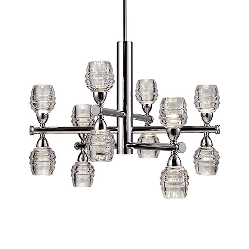 Kuzco Lighting CH52127-CH LED Chandelier, Chrome Finish-LightingWellCo