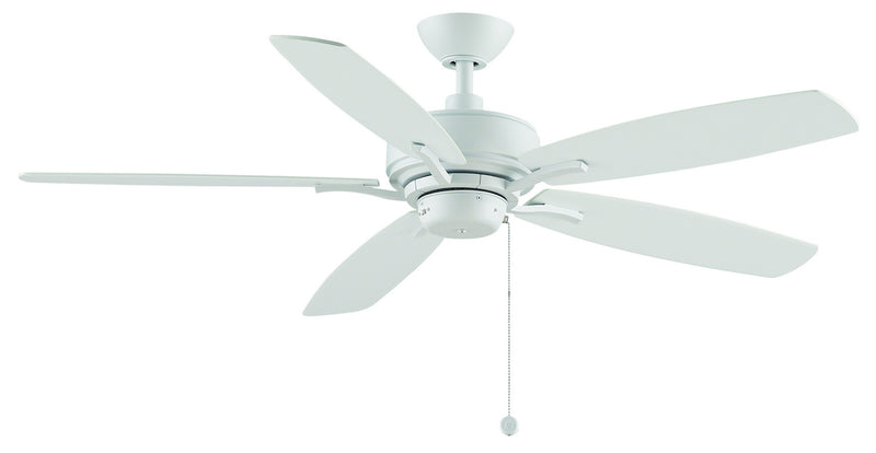 Fanimation FP6284MW 52``Ceiling Fan, Matte White Finish - LightingWellCo