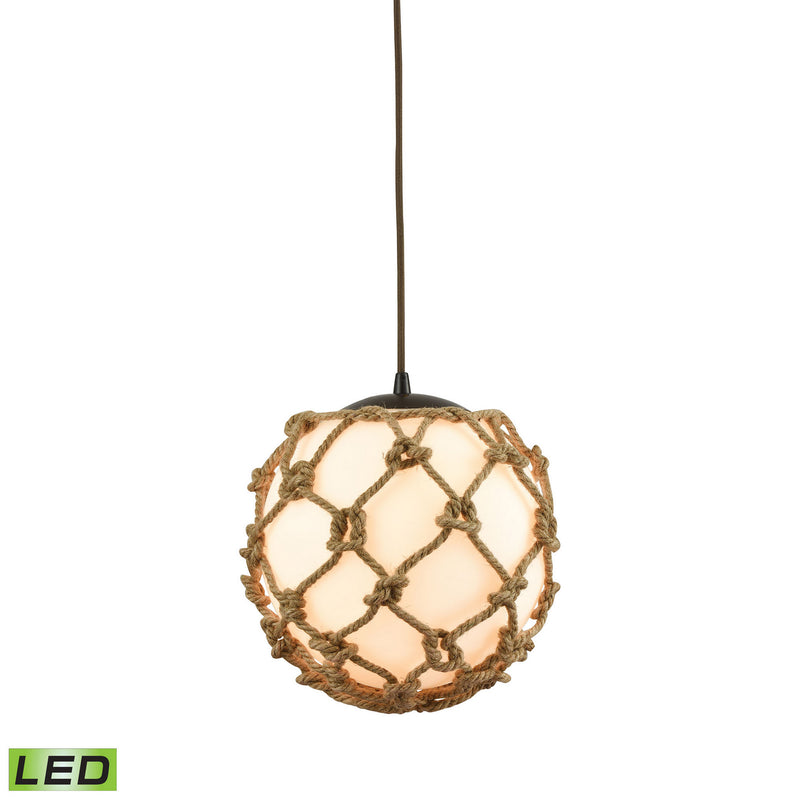 ELK Home 10710/1-LED LED Mini Pendant, Oil Rubbed Bronze Finish - At LightingWellCo