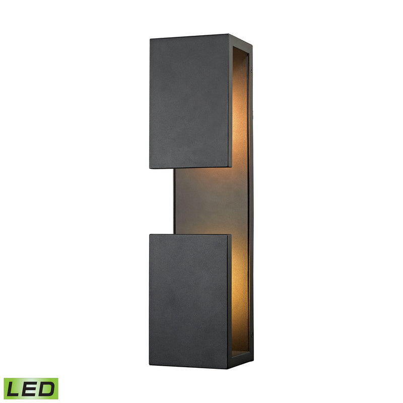 ELK Home 45232/LED LED Wall Sconce, Textured Matte Black Finish - At LightingWellCo