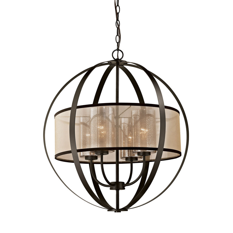 ELK Home 57029/4 Four Light Chandelier, Oil Rubbed Bronze Finish-LightingWellCo