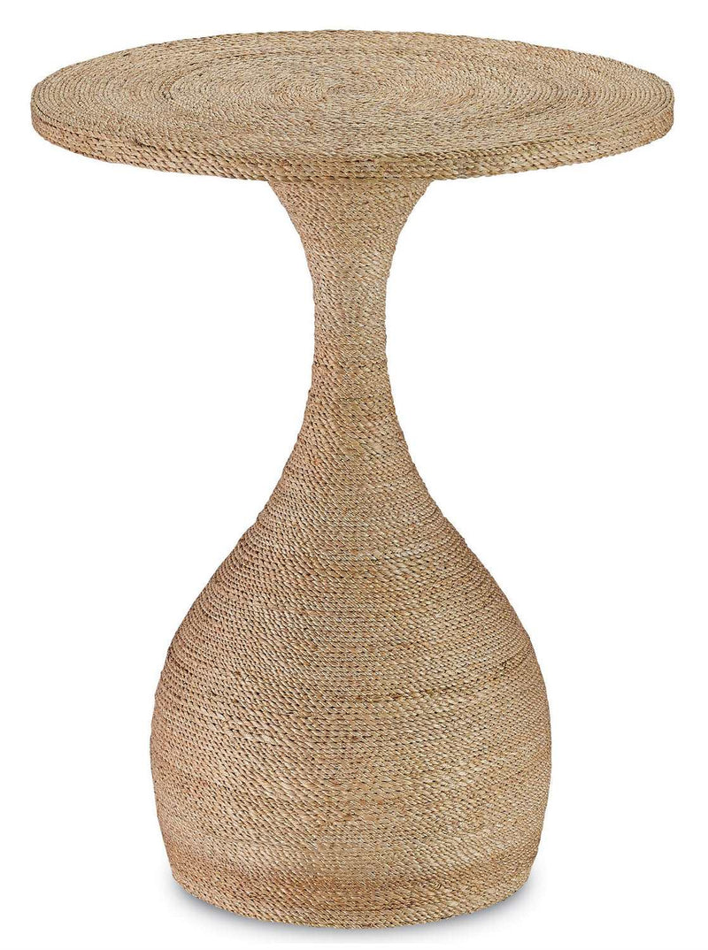 Currey and Company 3000-0013 Accent Table, Natural Finish - LightingWellCo