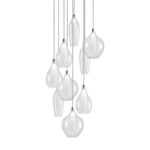 Kuzco Lighting Victoria MP3009 LED Pendant, Chrome Finish - LightingWellCo