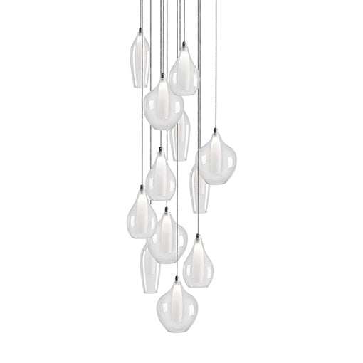 Kuzco Lighting Victoria MP3012 LED Pendant, Chrome Finish - LightingWellCo