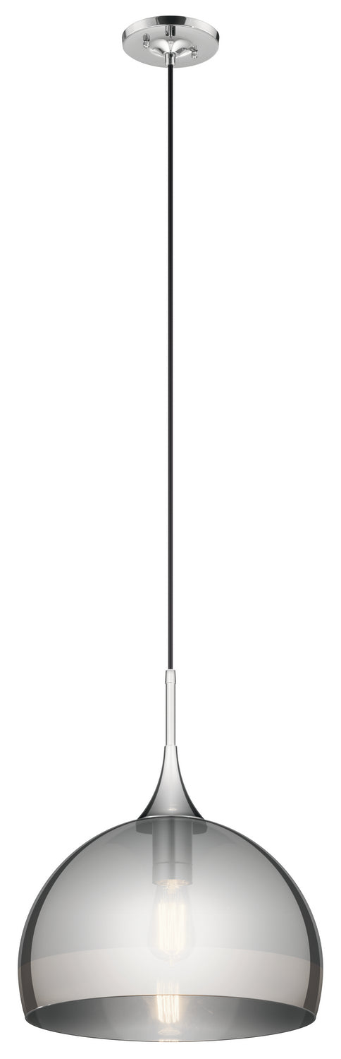 Kichler 43359CH One Light Pendant, Chrome Finish - LightingWellCo