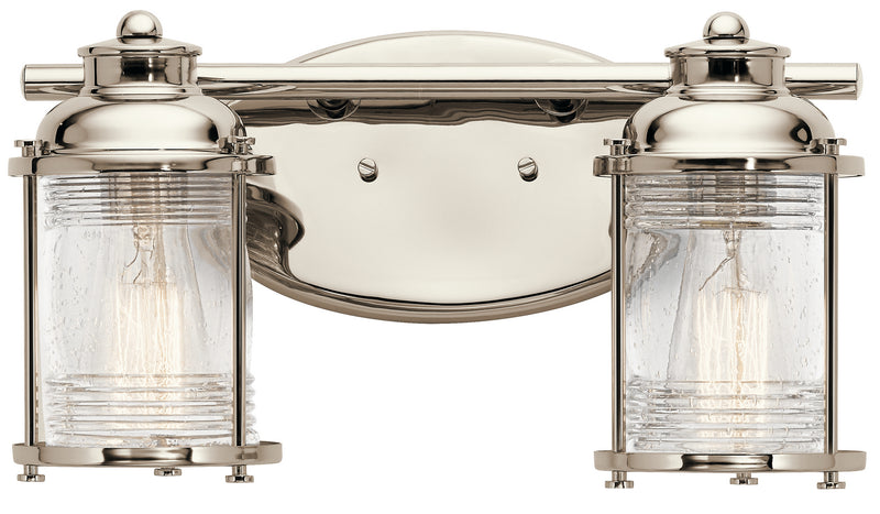 Kichler 45771PN Two Light Bath, Polished Nickel Finish - LightingWellCo