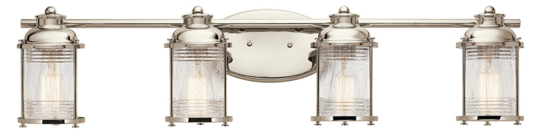 Kichler 45773PN Four Light Bath, Polished Nickel Finish - LightingWellCo